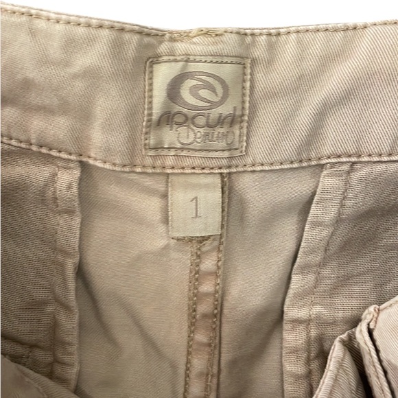 Rip Curl. (Size-Small) Denim Shorts. Tan. - Picture 4 of 4